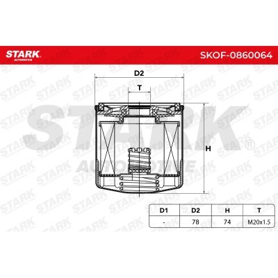 Filtr Oleju Stark SKOF-0860064 SKOF-0860064 - foto 5