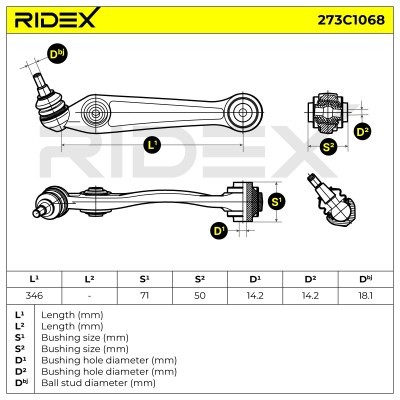 Wahacz RIDEX 273C1068 273C1068 - foto 6