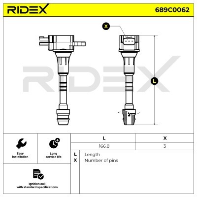 Cewka Zapłonowa RIDEX 689C0062 689C0062 - foto 6
