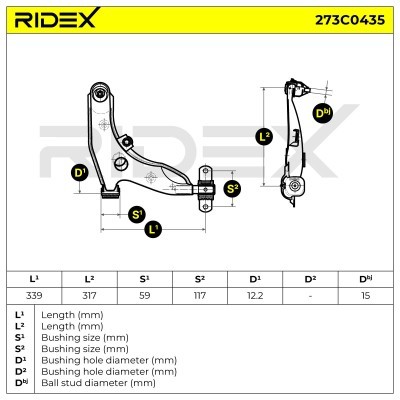 Wahacz RIDEX 273C0435 273C0435 - foto 6