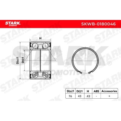 Łożysko Koła Stark SKWB-0180046 SKWB-0180046 - foto 3