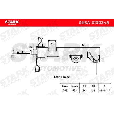 Amortyzator Stark SKSA-0130348 SKSA-0130348 - foto 3