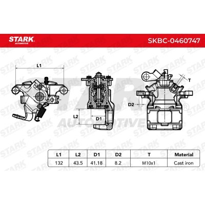 Zacisk Hamulcowy Stark SKBC-0460747 SKBC-0460747 - foto 5