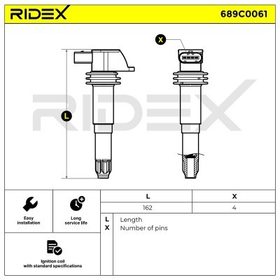 Cewka Zapłonowa RIDEX 689C0061 689C0061 - foto 6