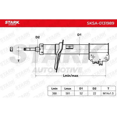 Amortyzator Stark SKSA-0131989 SKSA-0131989 - foto 5