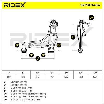 Wahacz RIDEX 273C1454 273C1454 - foto 5