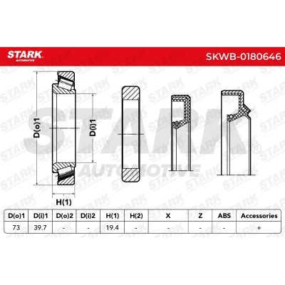 Łożysko Koła Stark SKWB-0180646 SKWB-0180646 - foto 4