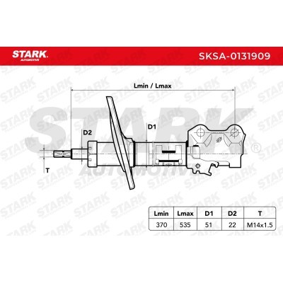 Amortyzator Stark SKSA-0131909 SKSA-0131909 - foto 7