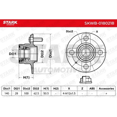 Łożysko Koła Stark SKWB-0180218 SKWB-0180218 - foto 3
