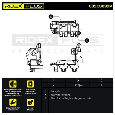 Cewka Zapłonowa RIDEX 689C0099P 689C0099P - foto 10