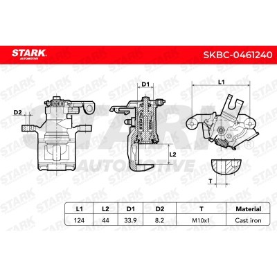 Zacisk Hamulcowy Stark SKBC-0461240 SKBC-0461240 - foto 6