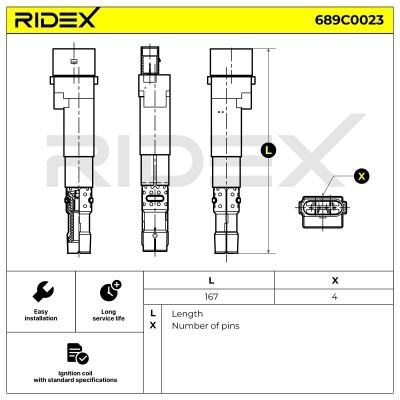 Cewka Zapłonowa RIDEX 689C0023 689C0023 - foto 4