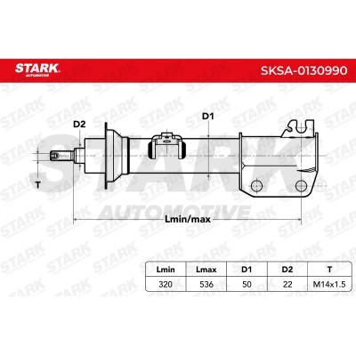 Amortyzator Stark SKSA-0130990 SKSA-0130990 - foto 3