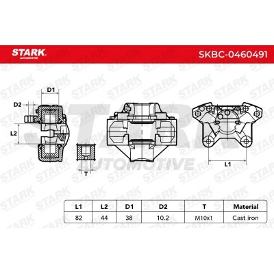 Zacisk Hamulcowy Stark SKBC-0460491 SKBC-0460491 - foto 5