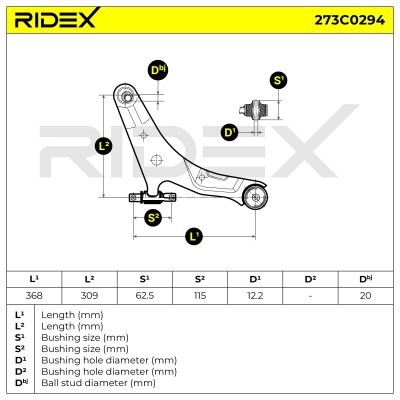 Wahacz RIDEX 273C0294 273C0294 - foto 3