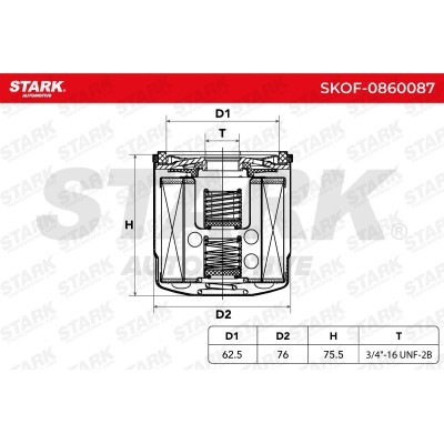 Filtr Oleju Stark SKOF-0860087 SKOF-0860087 - foto 5