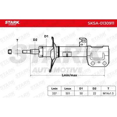 Amortyzator Stark SKSA-0130911 SKSA-0130911 - foto 7