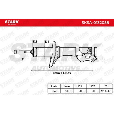 Amortyzator Stark SKSA-0132058 SKSA-0132058 - foto 3