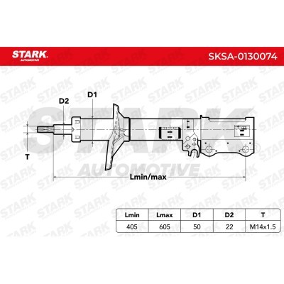 Amortyzator Stark SKSA-0130074 SKSA-0130074 - foto 3