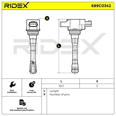Cewka Zapłonowa RIDEX 689C0342 689C0342 - foto 6