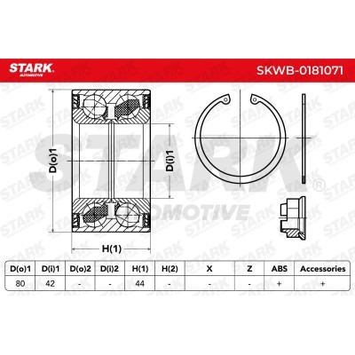 Łożysko Koła Stark SKWB-0181071 SKWB-0181071 - foto 6