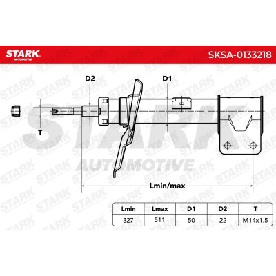 Amortyzator Stark SKSA-0133218 SKSA-0133218 - foto 6