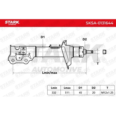 Amortyzator Stark SKSA-0131644 SKSA-0131644 - foto 3