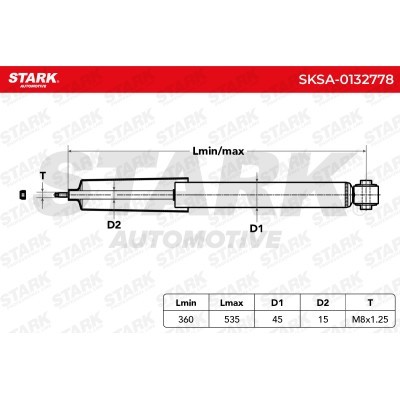Amortyzator Stark SKSA-0132778 SKSA-0132778 - foto 6