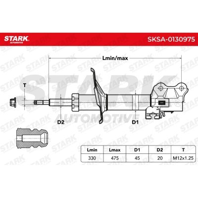 Amortyzator Stark SKSA-0130975 SKSA-0130975 - foto 3