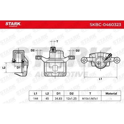 Zacisk Hamulcowy Stark SKBC-0460323 SKBC-0460323 - foto 6