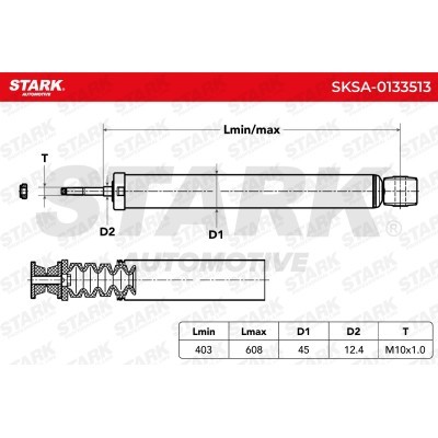 Amortyzator Stark SKSA-0133513 SKSA-0133513 - foto 6