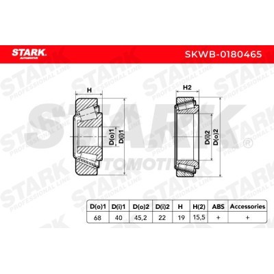 Łożysko Koła Stark SKWB-0180465 SKWB-0180465 - foto 3