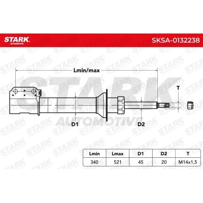 Amortyzator Stark SKSA-0132238 SKSA-0132238 - foto 7