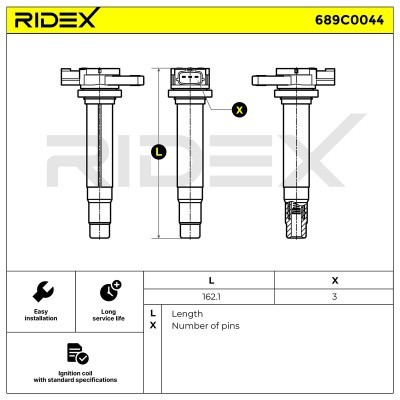 Cewka Zapłonowa RIDEX 689C0044 689C0044 - foto 4