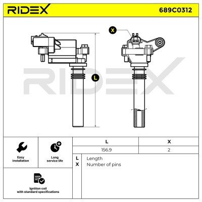 Cewka Zapłonowa RIDEX 689C0312 689C0312 - foto 5