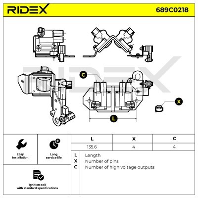 Cewka Zapłonowa RIDEX 689C0218 689C0218 - foto 7