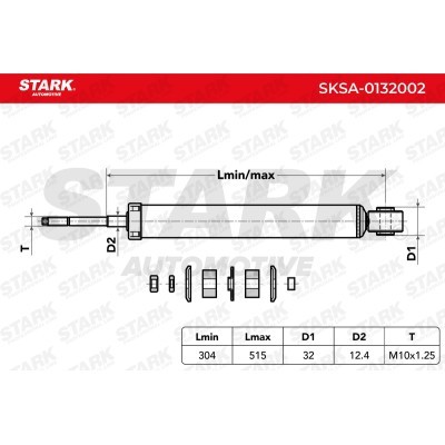 Amortyzator Stark SKSA-0132002 SKSA-0132002 - foto 3