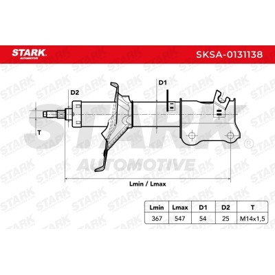 Amortyzator Stark SKSA-0131138 SKSA-0131138 - foto 3