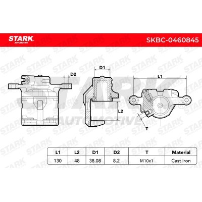 Zacisk Hamulcowy Stark SKBC-0460845 SKBC-0460845 - foto 5