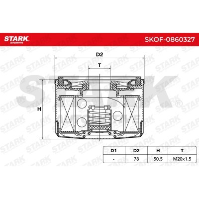 Filtr Oleju Stark SKOF-0860327 SKOF-0860327 - foto 5
