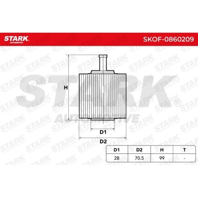 Filtr Oleju Stark SKOF-0860209 SKOF-0860209 - foto 5