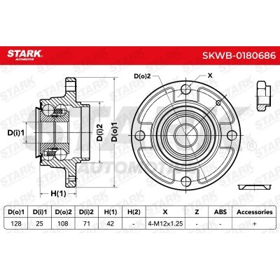 Łożysko Koła Stark SKWB-0180686 SKWB-0180686 - foto 4