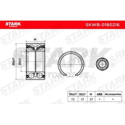Łożysko Koła Stark SKWB-0180216 SKWB-0180216 - foto 2