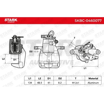Zacisk Hamulcowy Stark SKBC-0460077 SKBC-0460077 - foto 5