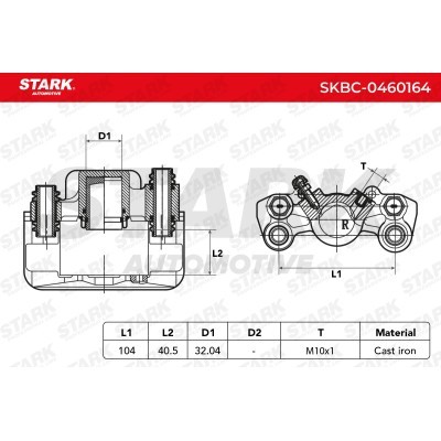 Zacisk Hamulcowy Stark SKBC-0460164 SKBC-0460164 - foto 4