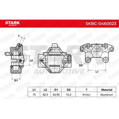 Zacisk Hamulcowy Stark SKBC-0460023 SKBC-0460023 - foto 4