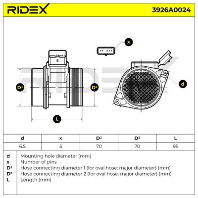 Przepływomierz RIDEX 3926A0024 3926A0024 - foto 9