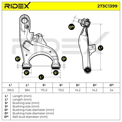 Wahacz RIDEX 273C1399 273C1399 - foto 8