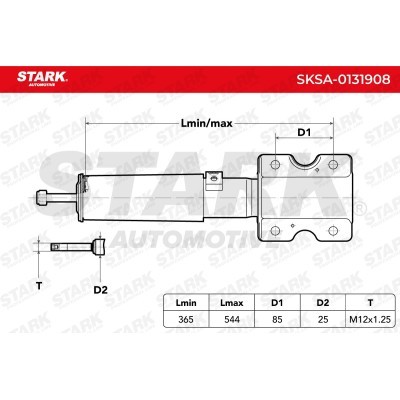 Amortyzator Stark SKSA-0131908 SKSA-0131908 - foto 3