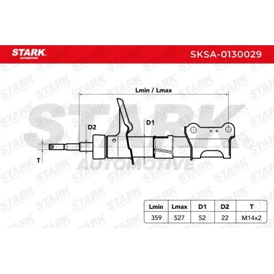 Amortyzator Stark SKSA-0130029 SKSA-0130029 - foto 4